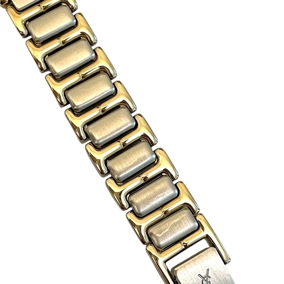 Yves Saint Laurent Two-Tone Gold and Silver Bracelet Watch - Picture 13 of 17